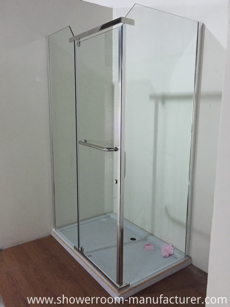 Low Tray 6cm Simple Square Shower Enclosure (ADL-8028B)